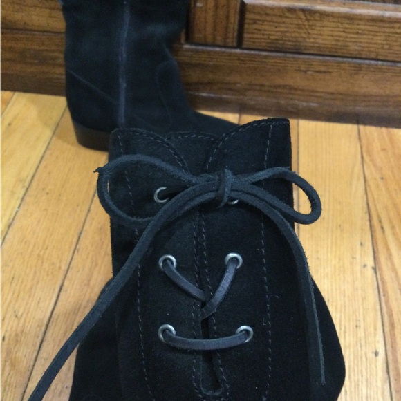 NEW Born Hayden Black Suede Boots 8.5 - Picture 5 of 12